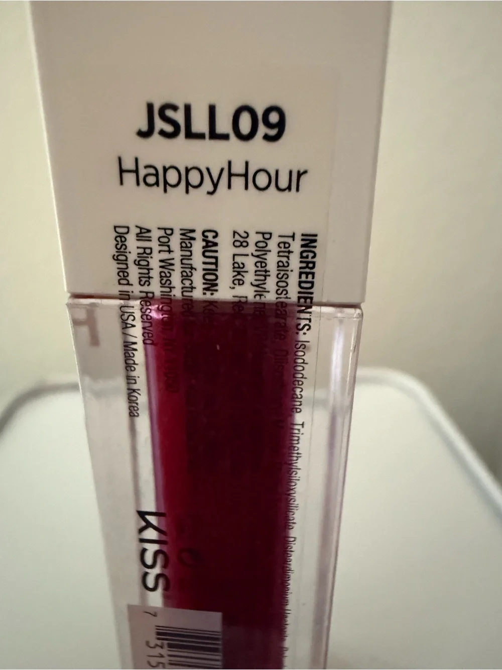 JOAH Endless Longwear Lip Color - Happy Hour (JSLL09). NEW SEALED